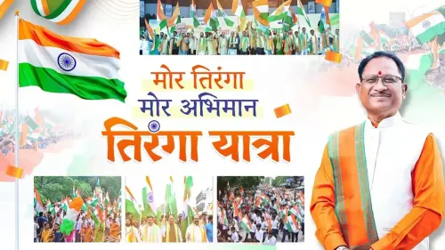 CM Sai leads Tiranga Yatra in Raipur under Har Ghar Tiranga drive