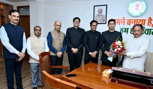 CM Sai meets IAS probationers at Raipur residence