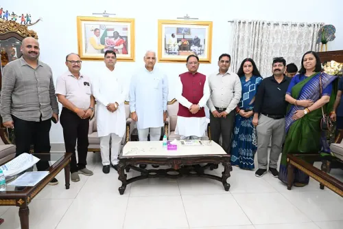 CM Sai meets Laghu Udyog Bharati ahead of 14th IIF in Raipur