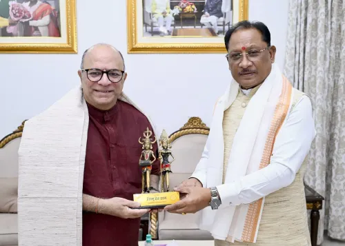 CM Sai meets Padma Shri Dr. Chandraprakash Dwivedi