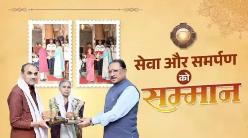 CM Sai Meets Padma Shri Godbole Couple, Honours Bastar Tribal Service