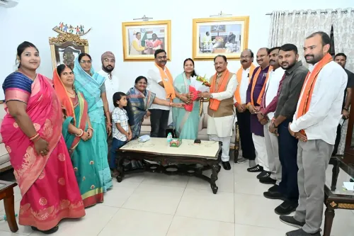 CM Sai Meets Shivanandpur Nagar Panchayat Winners