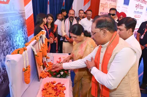 CM Sai pays tribute at Partition Remembrance Day in Raipur