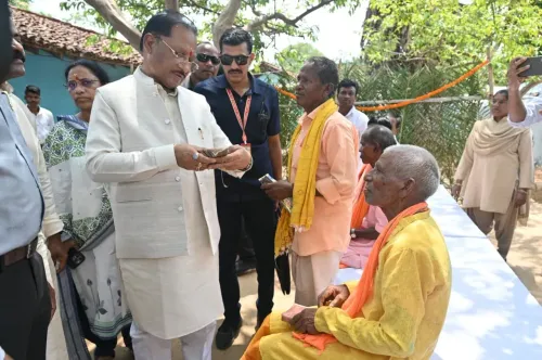 CM Sai Reviews 150-Year-Old Manuscripts in Kondagaon