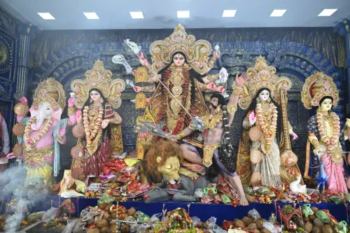 CM Sai Seeks Durga's Blessings at Mana Camp Pandal