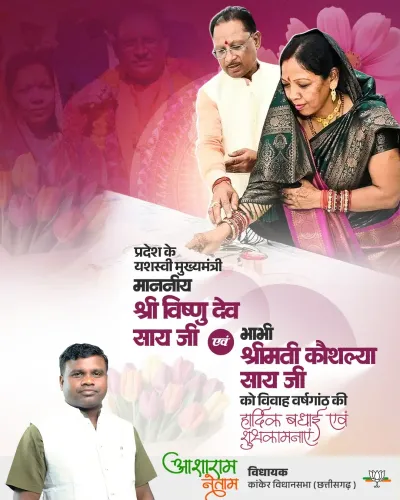 CM Sai Thanks Asha Ram Netam for Wishes