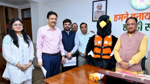 CM Sai Unveils Mascot for National Kayaking Meet in Raipur