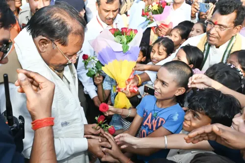 CM Sai Visits Gariaband Children at Sushasan Tihar 2026