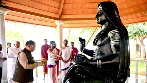 CM Sai Visits Sathya Sai Gram, Backs Govt-NGO Welfare Push