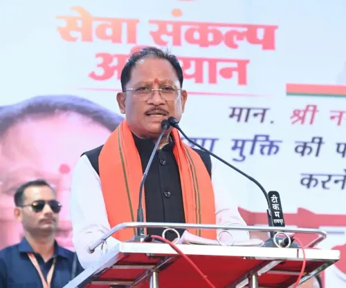 CM Sai Walks Raipur Streets for Drug-Free Chhattisgarh