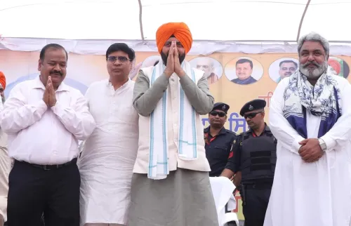 CM Saini Addresses Rally in Punjab's Dhuri, Slams Empty Promises