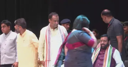 CM Saini attends Ambala MC Mayor oath ceremony