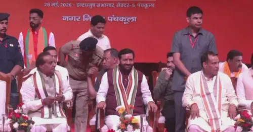 CM Saini attends MC Panchkula Mayor oath ceremony