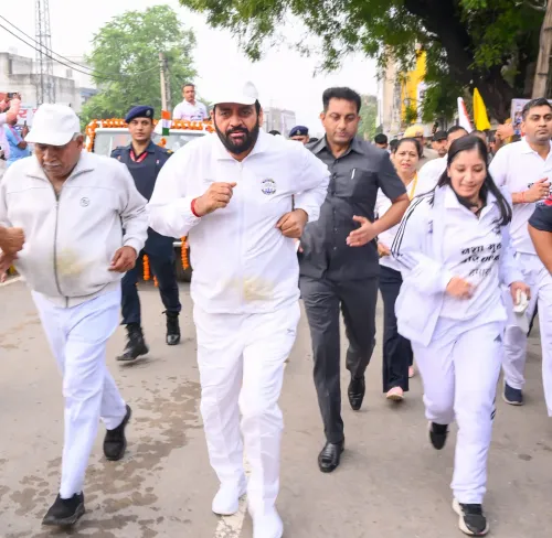 CM Saini Calls Haryana to Fly the Tricolour, Fight Drugs
