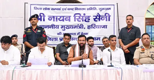 CM Saini Chairs Gurugram Grievance Meet, Directs Officials