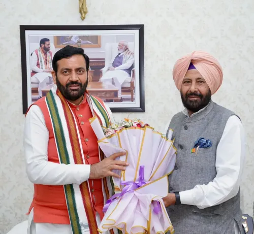 CM Saini Congratulates New Punjab BJP Chief Dhillon