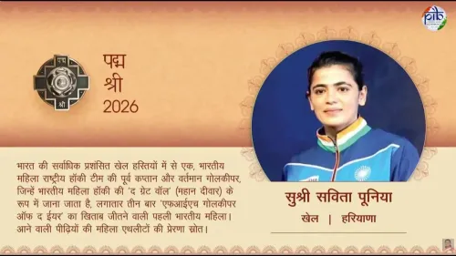 CM Saini congratulates Savita Punia on Padma Shri honour