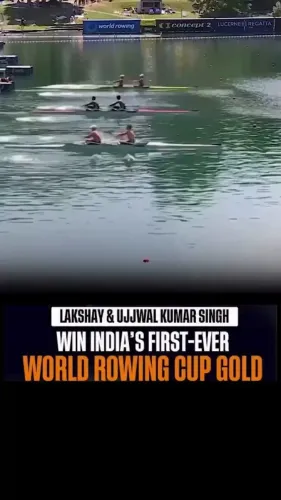 CM Saini Hails Haryana Rowers' Historic World Rowing Cup Gold