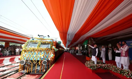 CM Saini Hails India's First Hydrogen Train Launch from Jind