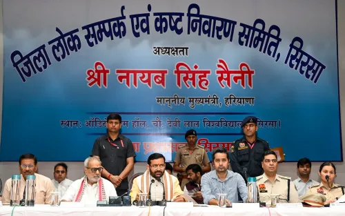 CM Saini Hears 19 Grievances at Sirsa Public Meet
