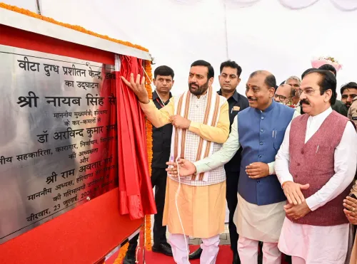CM Saini Inaugurates Vita Dairy Cold Storage and Drug Recovery Centre in Sirsa