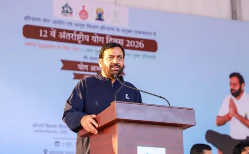 CM Saini joins 12th International Yoga Day event in Gurugram