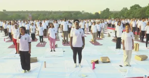 CM Saini leads Haryana's Yoga Day event in Panchkula