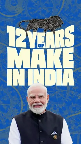 CM Saini Marks 12 Years of Make in India, Hails Modi's Vision