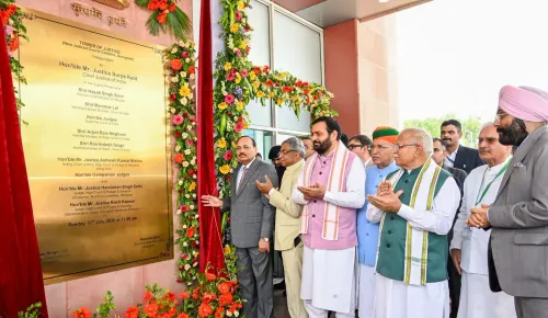 CM Saini Marks Tower of Justice Launch in Gurugram
