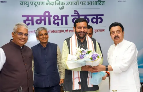 CM Saini Meets Union Min Yadav on NCR Pollution Control