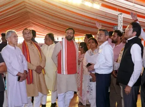 CM Saini Reviews Prep for PM Modi's Jind Rally on July 17