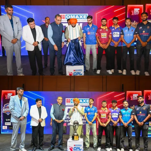 CM Saini Unveils CPL Trophy at T20 Chandigarh Premier League 2026