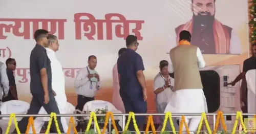 CM Samrat Choudhary at Jan Kalyan Shivir in Patna Village