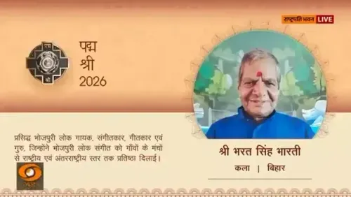 CM Samrat Choudhary Congratulates Bharat Singh Bharti on Padma Shri
