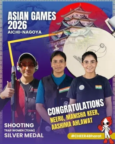 CM Samrat Choudhary Hails India's Silver in Women's Trap Shooting