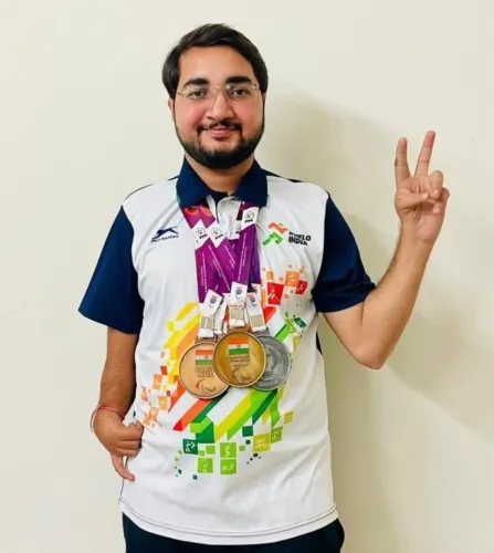 CM Samrat Choudhary Hails Rahul Sharma's Para Shooting Gold