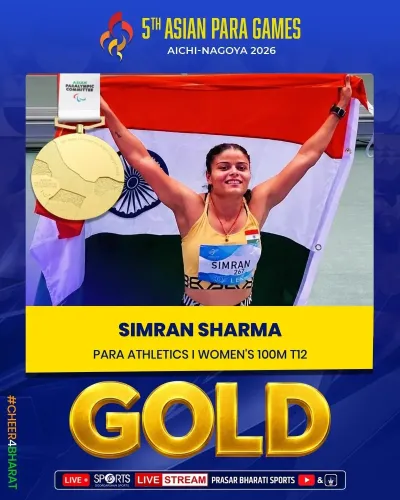 CM Samrat Choudhary Hails Simran, Dilip's Gold at Asian Para Games 2026