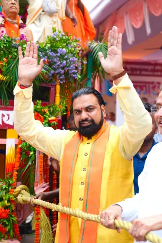 CM Samrat Choudhary Inaugurates ISKCON Rath Yatra in Patna