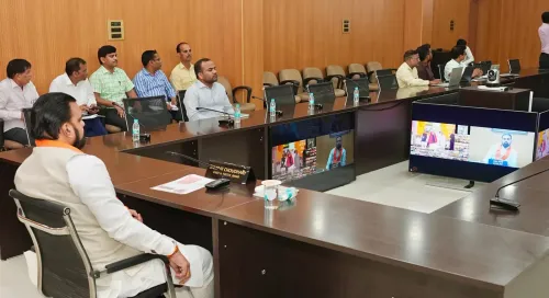 CM Samrat Choudhary joins official programme via video conference from Sankalp Sabhagar