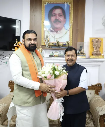 CM Samrat Choudhary Meets BJP Chief, Backs NDA Candidate