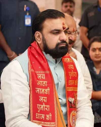 CM Samrat Choudhary seeks Maa Janaki's blessings at Punaura Dham