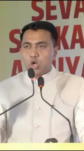 CM Sawant Announces Free LPG Support Under Goa Ujjwala Yojana