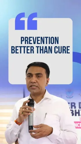 CM Sawant Champions Preventive Healthcare for Goans