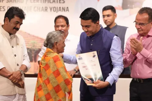 CM Sawant Distributes Mhaje Ghar Certificates in Panaji