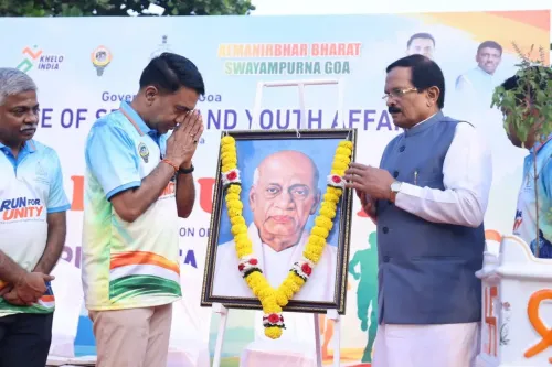 CM Sawant Flags Off Run for Unity at Panaji on Rashtriya Ekta Diwas