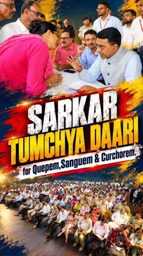 CM Sawant Highlights Sarkar Tumchya Dari Outreach Drive