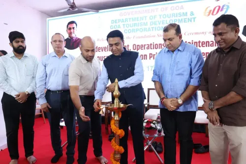 CM Sawant Lays Foundation Stone for Mapusa Residency Redevelopment