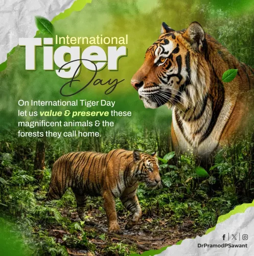 CM Sawant marks International Tiger Day, calls to protect forests