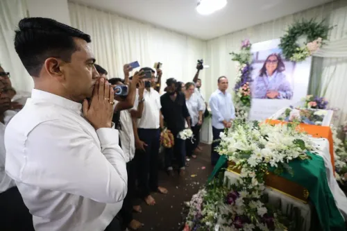 CM Sawant Pays Last Respects to Former Minister Jennifer Monserrate