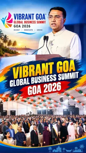 CM Sawant pitches Goa as investment hub at Vibrant Summit 2026